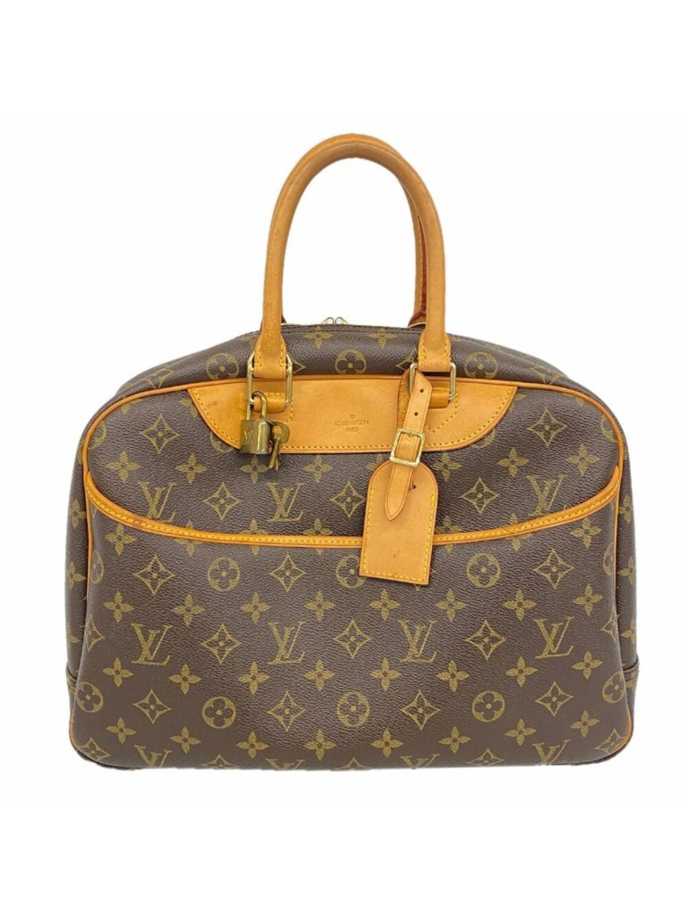 Louis Vuitton Handbag Monogram Deauville Brown